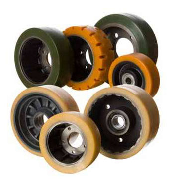 Manufacturing and renewing (coating) wheels for industrial equipment, toys, amusement parks, racks, heavy equipment, etc. in all sizes and types